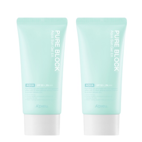 A'pieu Pure Block Aqua Sun Gel EX SPF50+PA++++50ml*2EA