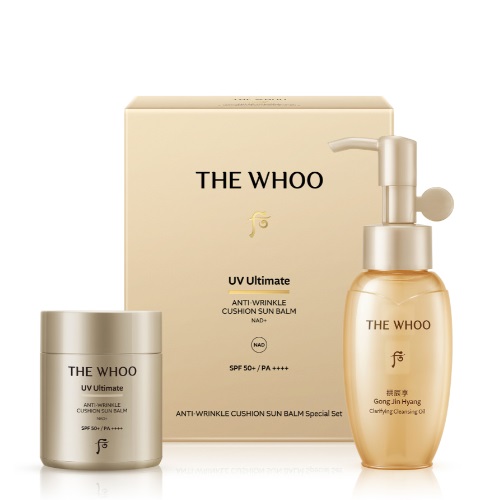 The Whoo UV Ultimate Anti-Wrinkle Cushion Sun Balm Special Set