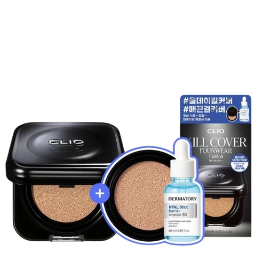 CLIO Kill Cover Founwear Cushion Set (+Hyal shot Ampoule20ml+Refill 1p)