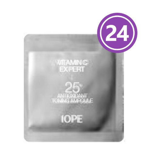 [S] IOPE Vitamin C Expert 25% Antioxidant Toning Ampoule 1ml x 24pcs