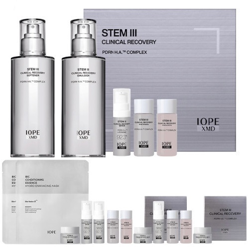 IOPE Stem III XMD Clinical Recovery 2items ( Softener+Emulsion) Special Set
