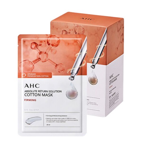 AHC Absolute Return Solution Cotton Mask [Firming] *25 sheet