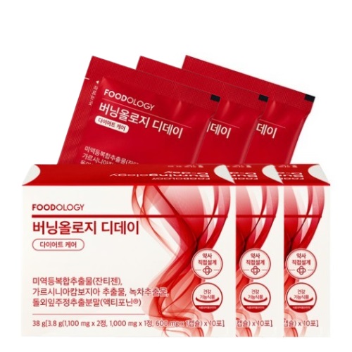 FOODOLOGY Burningology D-Day  3.8g*10 Packs (10-day supply) *3
