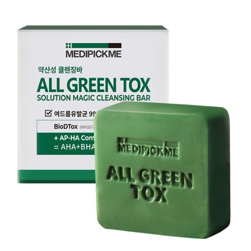 Medipickme All Green Tox Solution Magic Cleansing Bar 90g