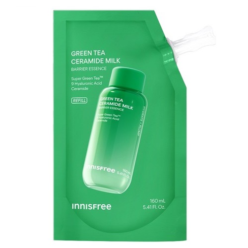 INNISFREE Green Tea Ceramide Milk Barrier Essence 160ml REFILL