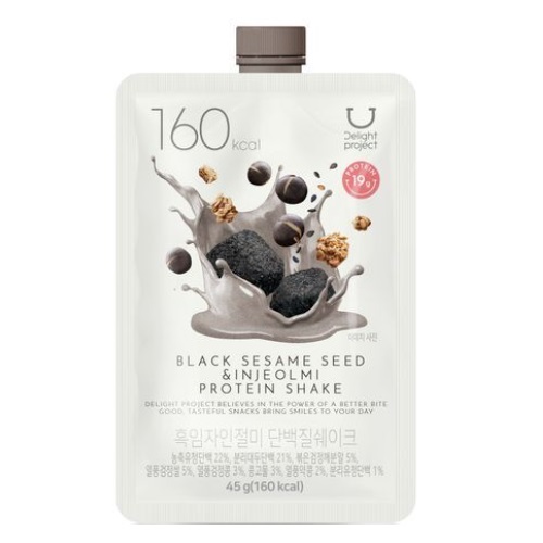 Delight Project Black Sesame & Injeolmi Protein Shake 45g