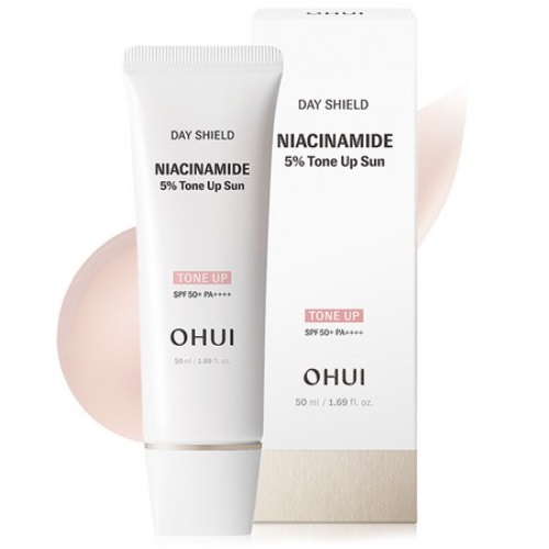 O HUI Day Shield Niacinamide 5% Tone Up Sun SPF50+PA++++30ml