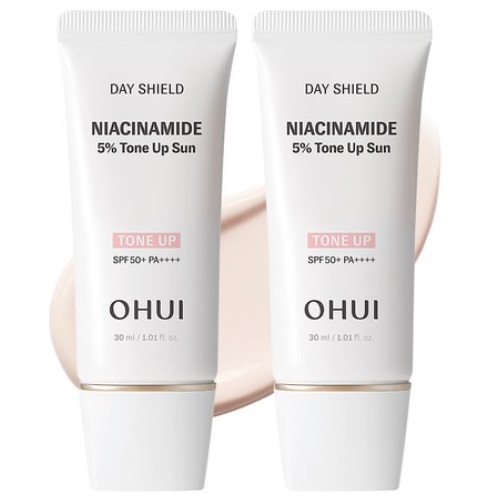 O HUI Day Shield Niacinamide 5% Tone Up Sun SPF50+PA++++30ml*2ea