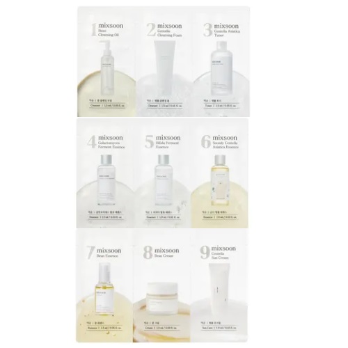 Mixsoon 9-Step Skincare Sachet Bundle Set