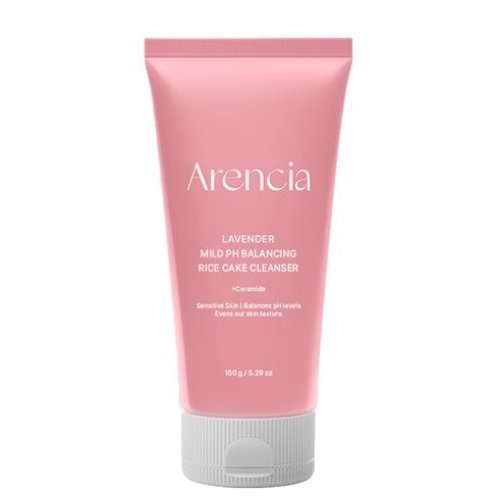 arencia Lavender Mild pH Balancing Rice Cake Cleanser 150g