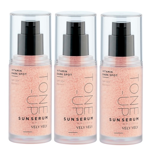VELY VELY Vitamin Dark Spot Tone-Up Sun Serum SPF50+PA++++30ml*3ea