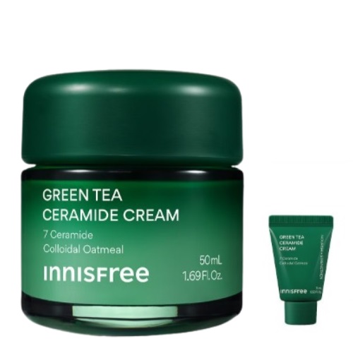 SALE! INNISFREE Green Tea Ceramide Cream 50mL+15ml