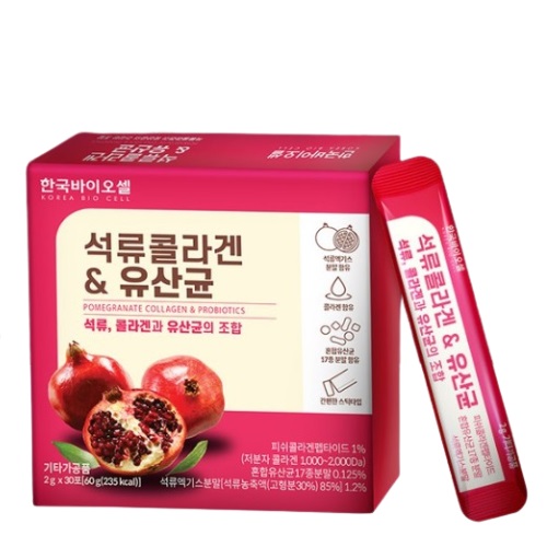 Korea Bio Cell Pomegranate Collagen & Probiotics 2g x 30p