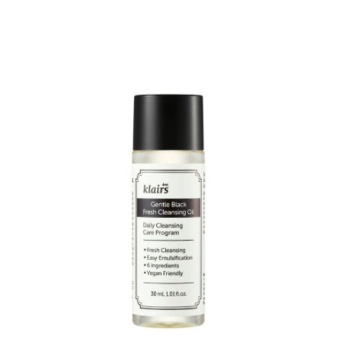 Dear, Klairs Gentle Black Fresh Cleansing Oil 30ml