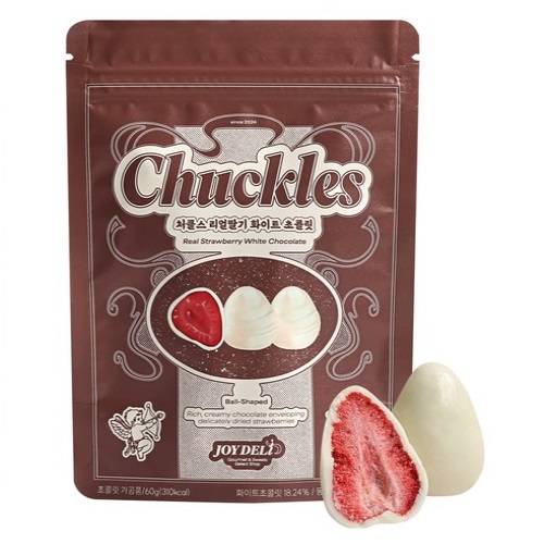 Chuckles Real Strawberry White Chocolate 60g