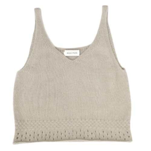 [W] allunee Alpaca Wool Bustier (#SORA)