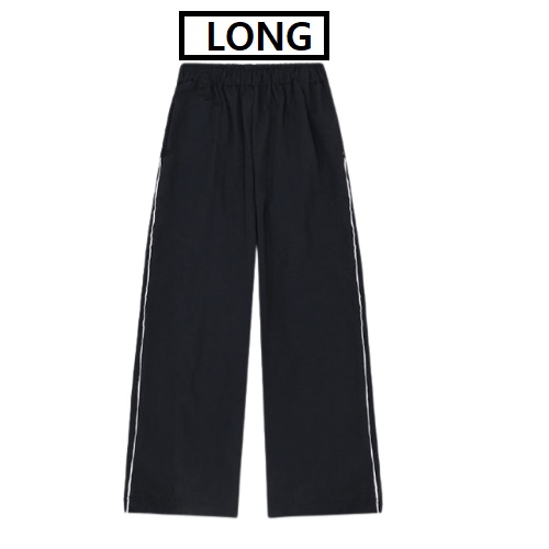 [W] GANAESRA [ordinaire] Tom Nylon Track Pants [#Long, Deep Navy]