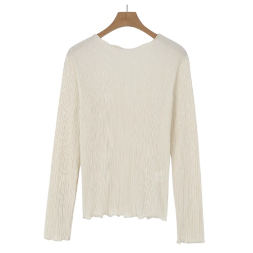 [W] pureda Rose Pleated Blouse (Autumn ver.) #Cream