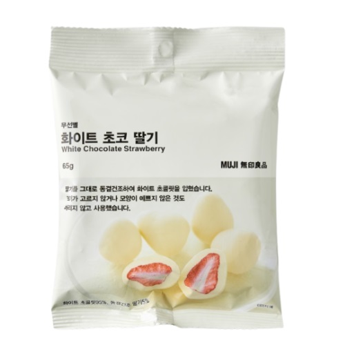 MUJI White Chocolate Strawberry 60g