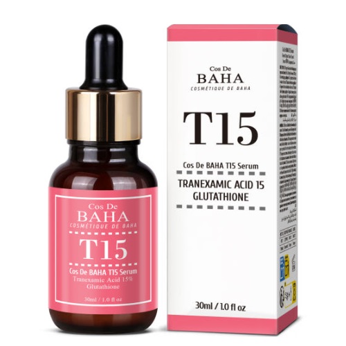 Cos De BAHA T15 Tranexamic Acid 15% Glutathione Serum 30ml