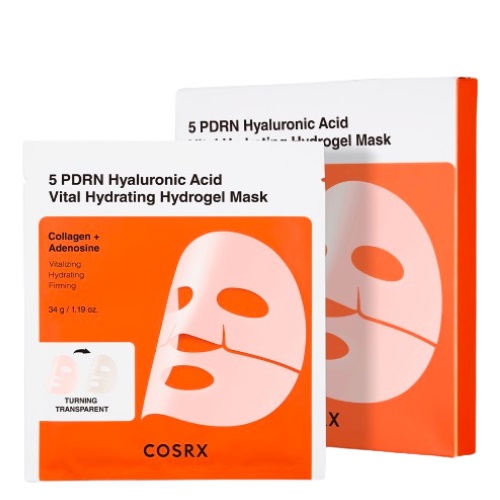 COSRX 5 PDRN Hyaluronic Acid Vital Hydrating Hydrogel Mask 34g x 3 ea