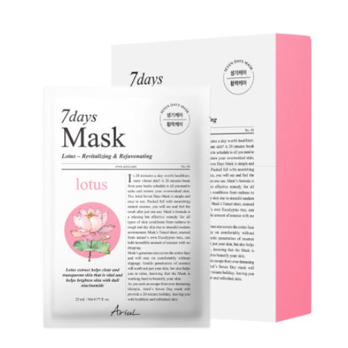Ariul 7 Days Mask Sheet Lotus N_10 sheets