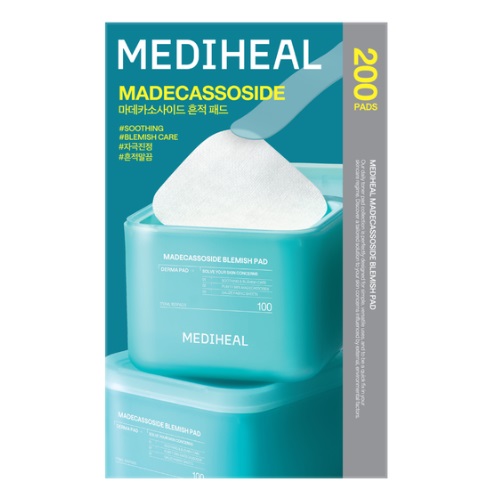 MEDIHEAL Madecassoside Blemish Pad 100 Pads+Refill 100Pads