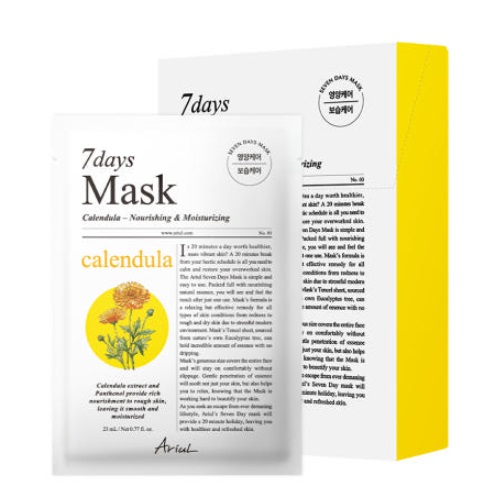 Ariul 7 Days Mask Sheet Calendula+P_10 sheets