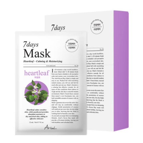 Ariul 7 Days Mask Sheet Hearleaf_10 sheets