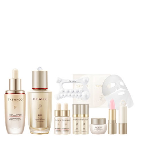 The Whoo Skin Longevity NAD Duo Set (Ampoule 30ml+Essence 50ml)