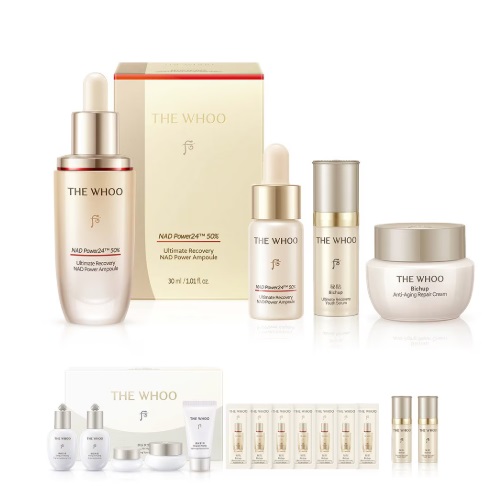 The Whoo Bichup Ultimate Recovery NAD Power Ampoule 30mL Set (+Gift)