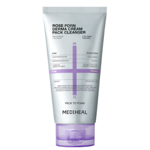 MEDIHEAL Derma Cream Pack Cleanser Rose PDRN 120ml