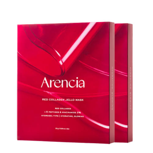 arencia Red Collagen Jello Mask 4ea x 2