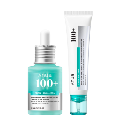 ANUA PDRN Hyaluronic Acid 2items Set (Serum 30ml+Cream 60ml)
