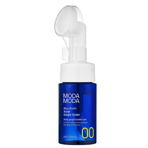[DAISO] MODAMODA Blue Biotin Scalp Gargle Scaler 90mL