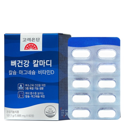 Korea Eundan Bone Health Calcium, Magnesium, and Vitamin D 60 Tablets (2-month supply)