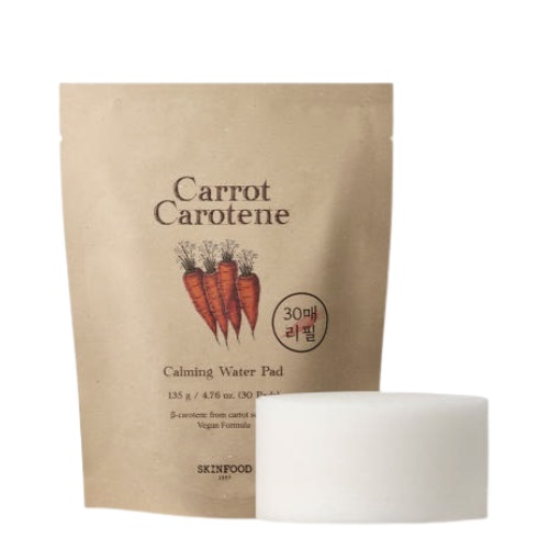 [TK Only] SKINFOOD Carrot Carotene Calming Water Pad 30pads REFILL