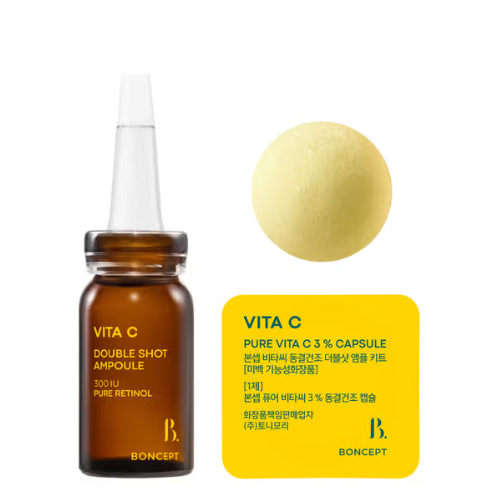 [DAISO] BONCEPT Vita C Double Shot Ampoule KIT