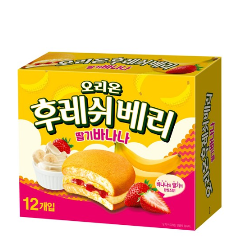 ORION Fresh Berry Strawberry Banana 12p, 348g