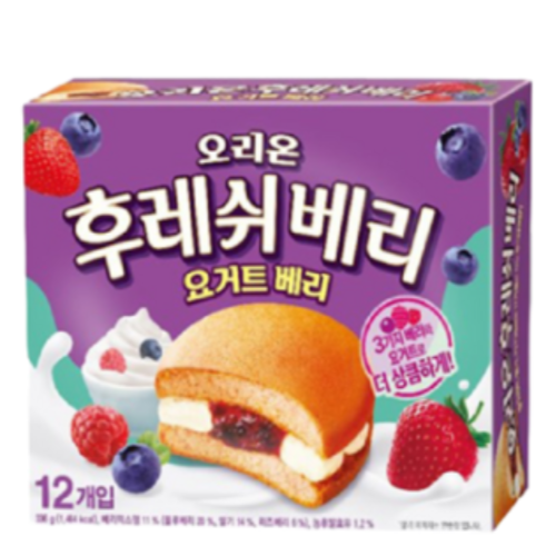 ORION Fresh Berry Yogurt Berry 12p, 336g