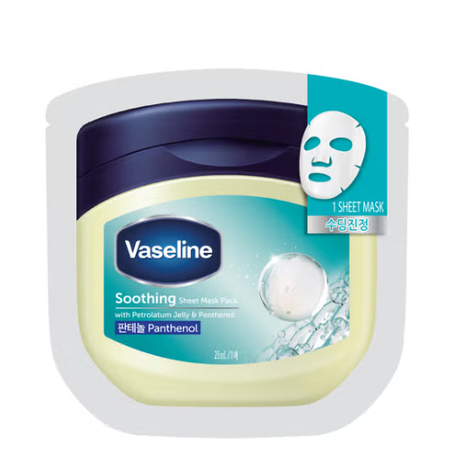 [DAISO] Vaseline Soothing sheet Mask 23ml