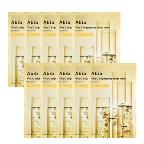 ABIB Vita C Brightening Sheet Mask Essential fit 27ml x 10sheets