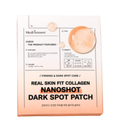 MediAnswer Real Skin Fit Collagen NANOSHOT Dark Spot Patch [5patch]