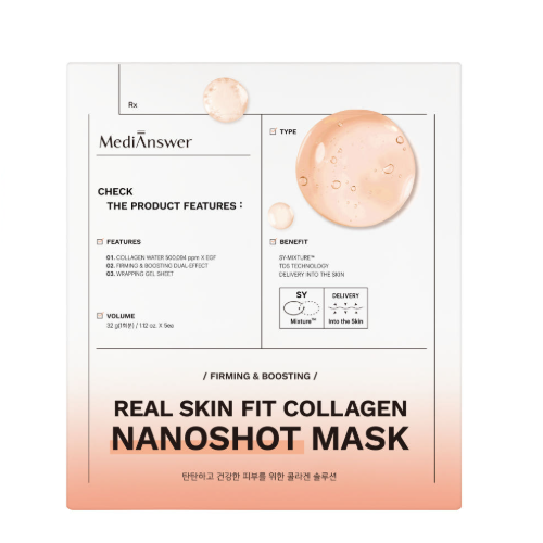 MediAnswer Real Skin Fit Collagen NANOSHOT Mask [5p]