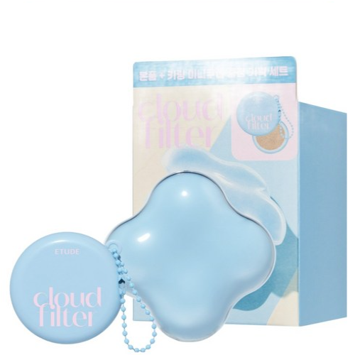 ETUDE Cloud filter Cushion Foundation 15g+Mini cushion Set [#21 Ivory]