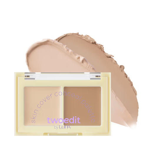 [DAISO] Twoedit By Luna twoedit Skin Cover Coceal Palette 3g