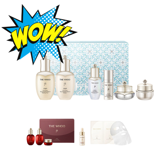 The Whoo Cheongidan Trial Set Holiday Edition (Toner50ml+emulsion50ml) WOW!