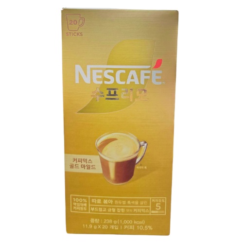 [DAISO] Nescafe Supremo Gold Mild Coffee Mix 20 sticks