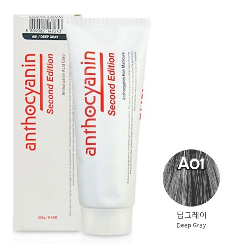 [TK Only] Sarangsae Anthocyanin Second Edition Acid Color 230g [A01 Deep Gray]