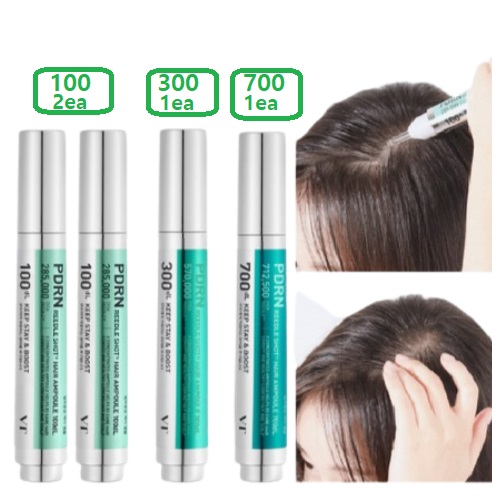 VT PDRN Reedle Shot Hair Ampoule 100dL 15ml*2ea+300dl*1ea+700dl*1ea set